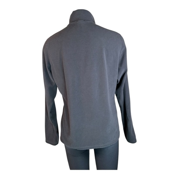 The North Face Black Quarter-Zip Fleece Pullover Women Long Sleeve size L Black - Picture 3 of 10